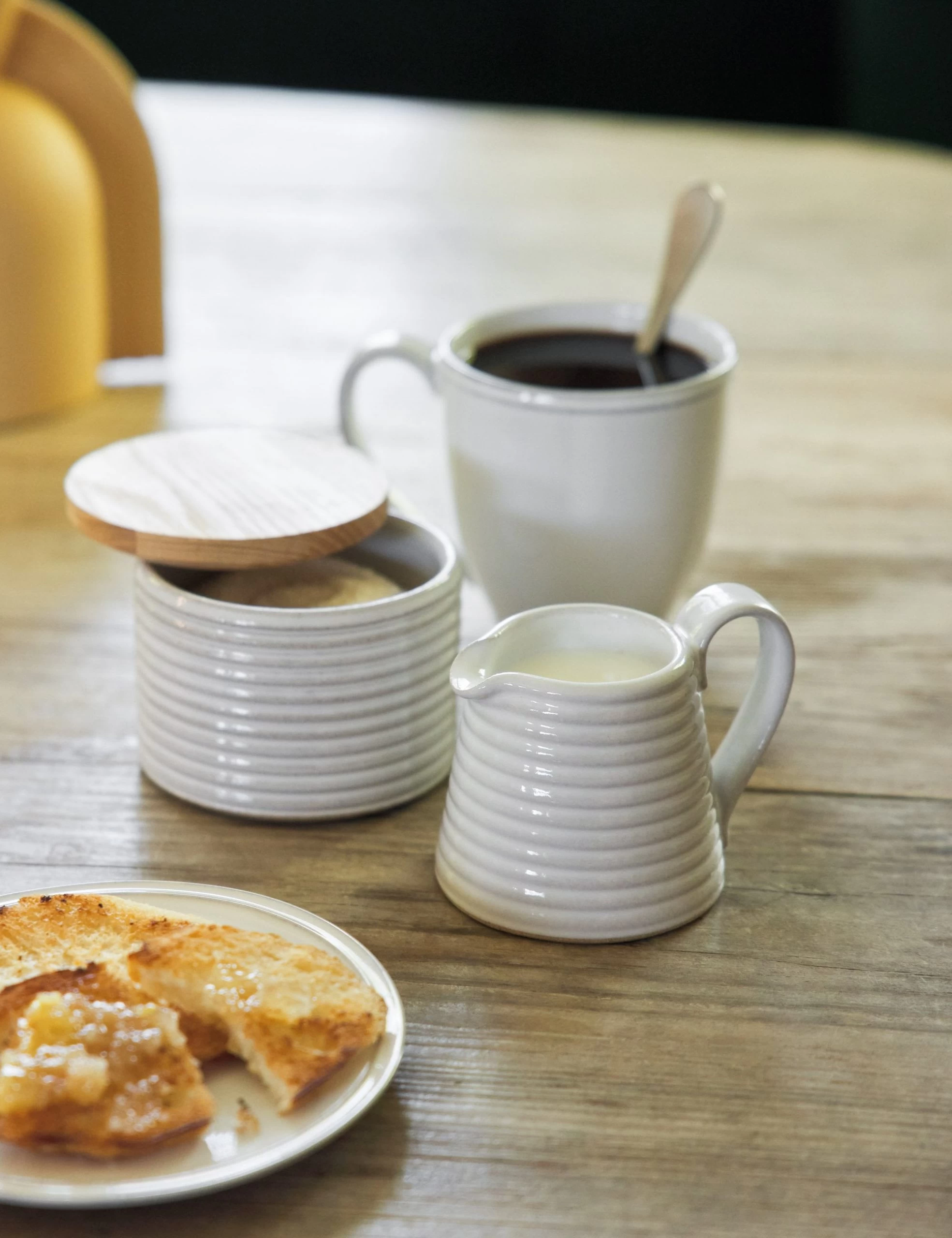 Hemlock Sugar And Creamer Set By Farmhouse Pottery - Image 2