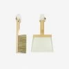 Mr. And Mrs. Clynk Dustpan + Natural Brush With Wall Hooks Set By Andrée Jardin