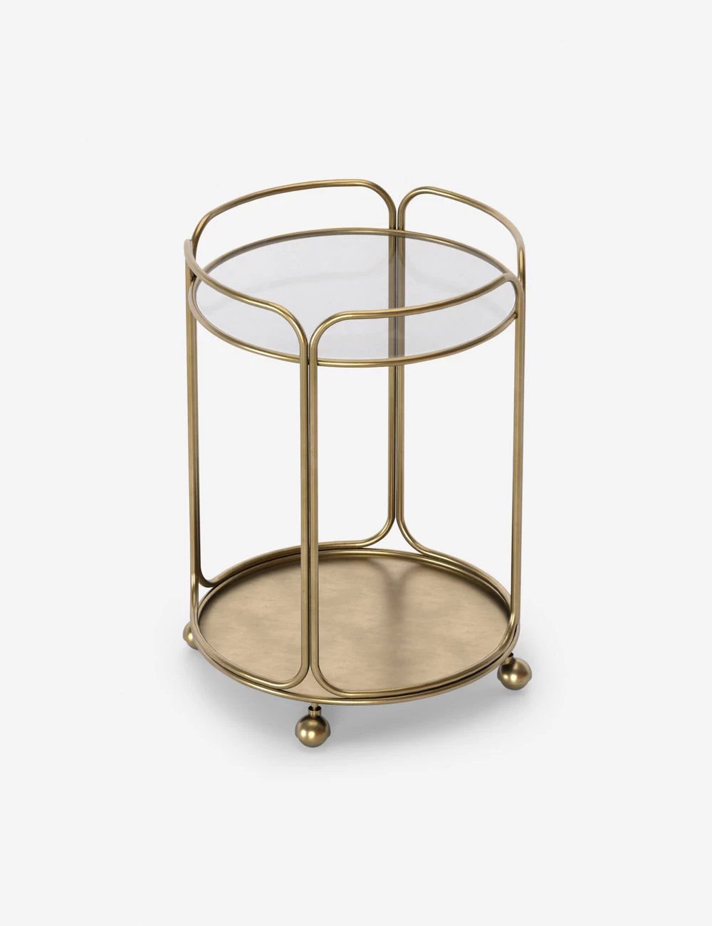 Nathalie Round Bar Cart - Image 6