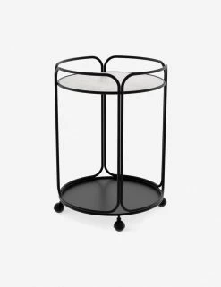 Nathalie Round Bar Cart