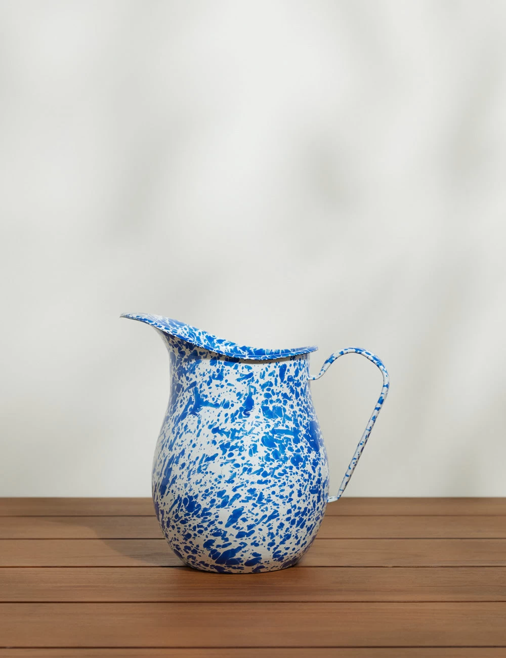 Enamelware Splatter Large Pitcher By Crow Canyon