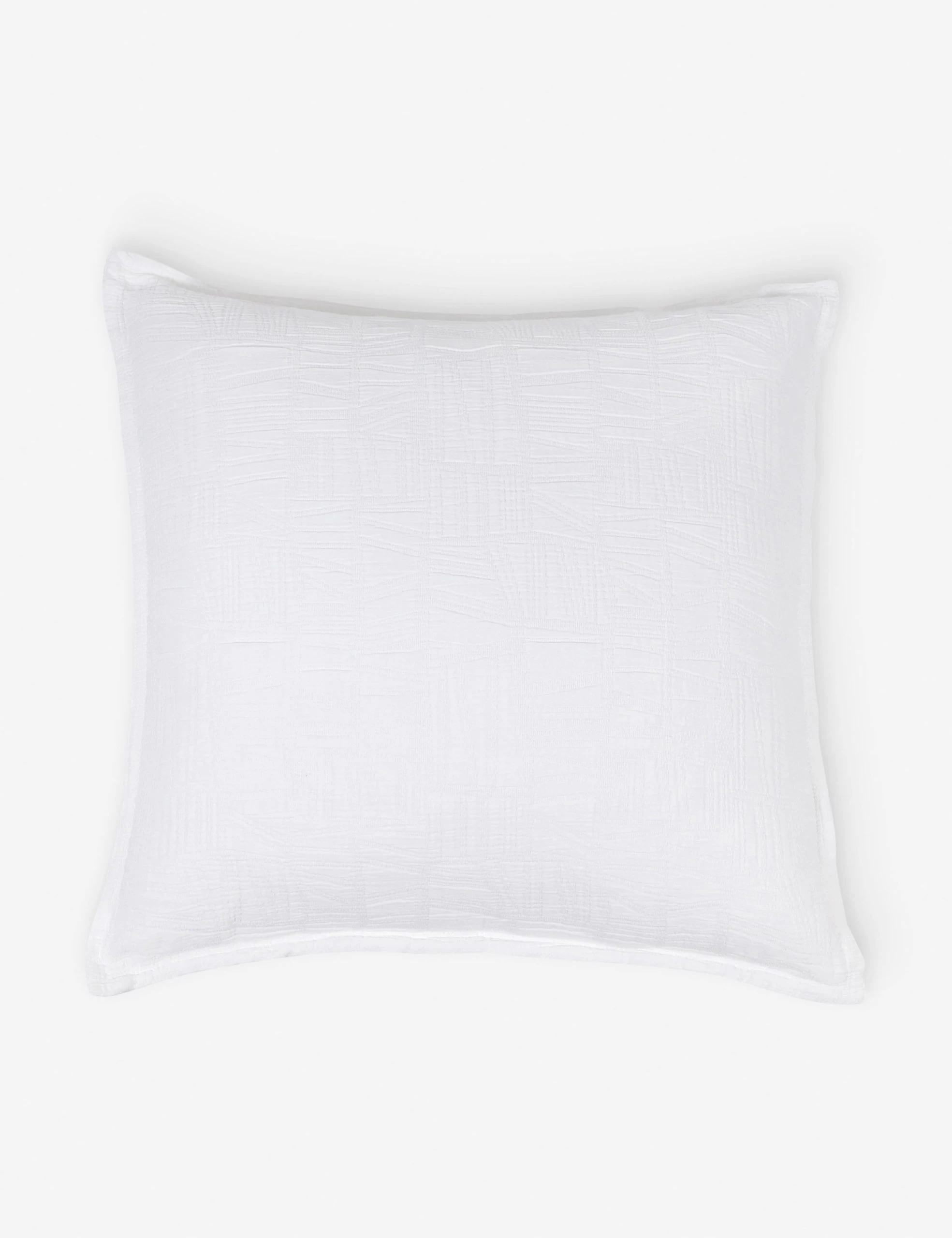 Harbour Cotton Matelassé Euro Sham By Pom Pom At Home - Image 3