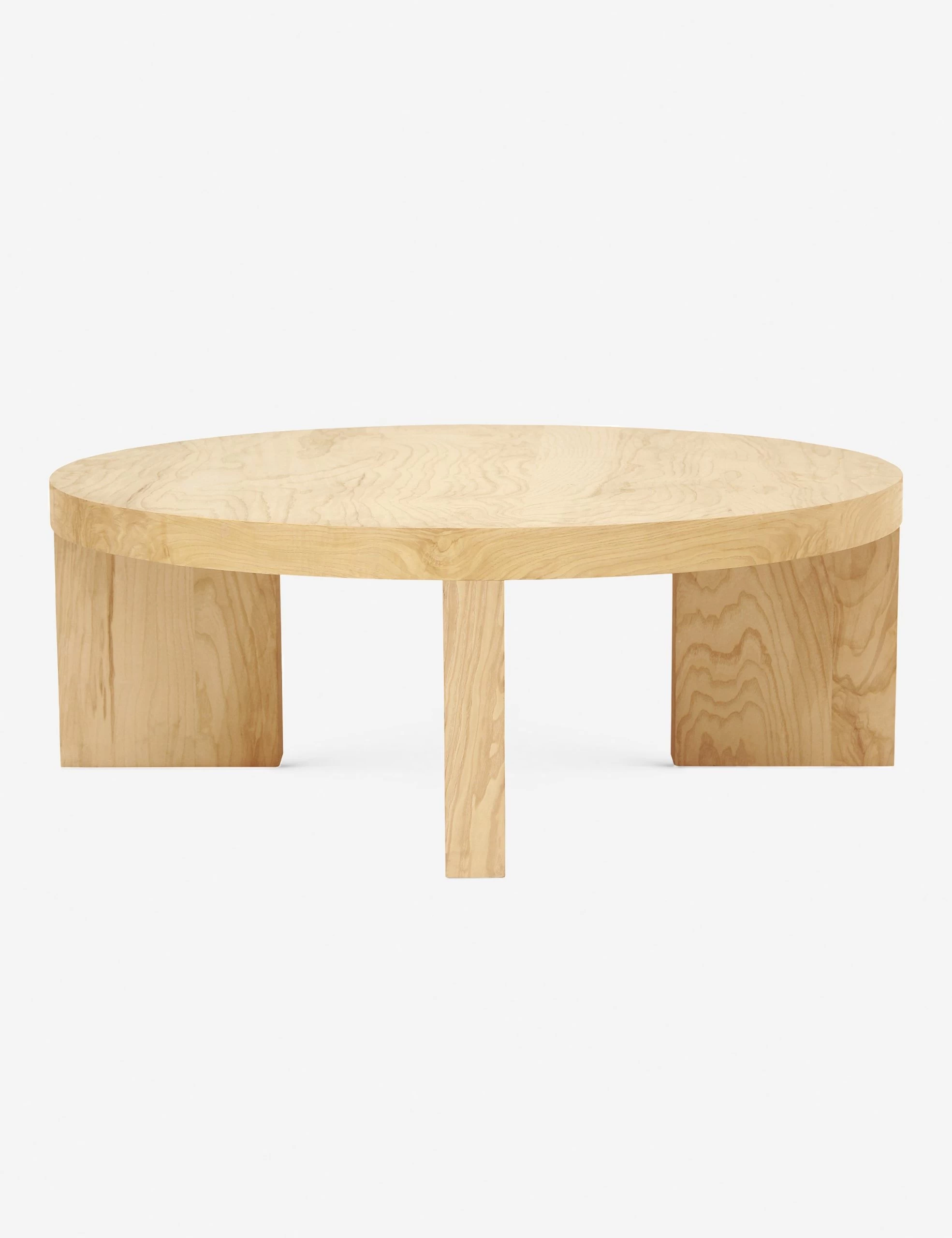 Kearns Round Burl Wood Coffee Table - Image 5