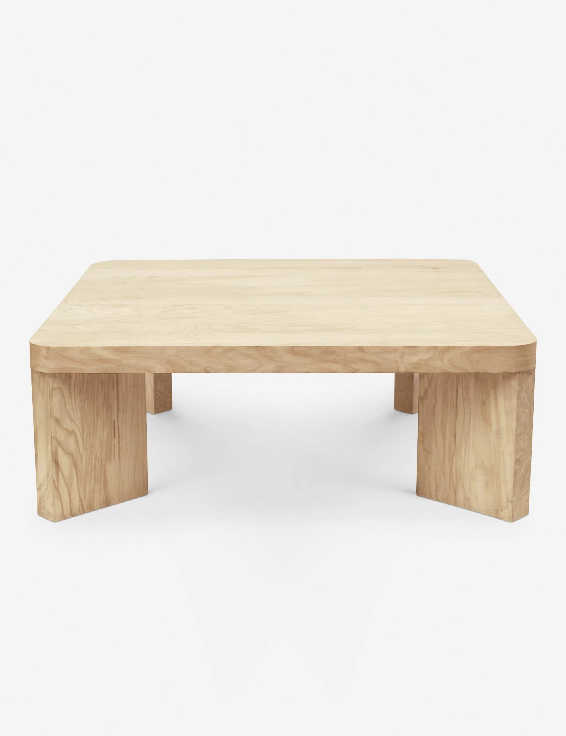 Kearns Square Burl Wood Coffee Table - Image 4