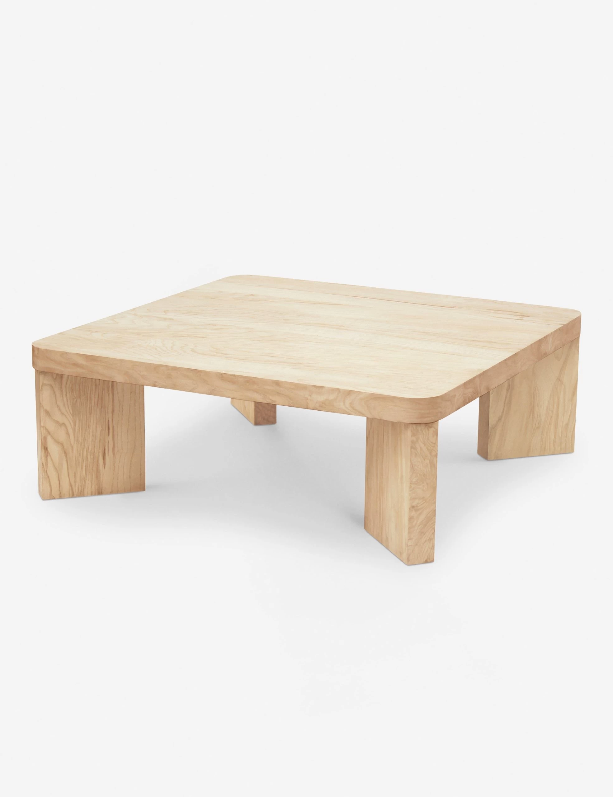 Kearns Square Burl Wood Coffee Table - Image 3
