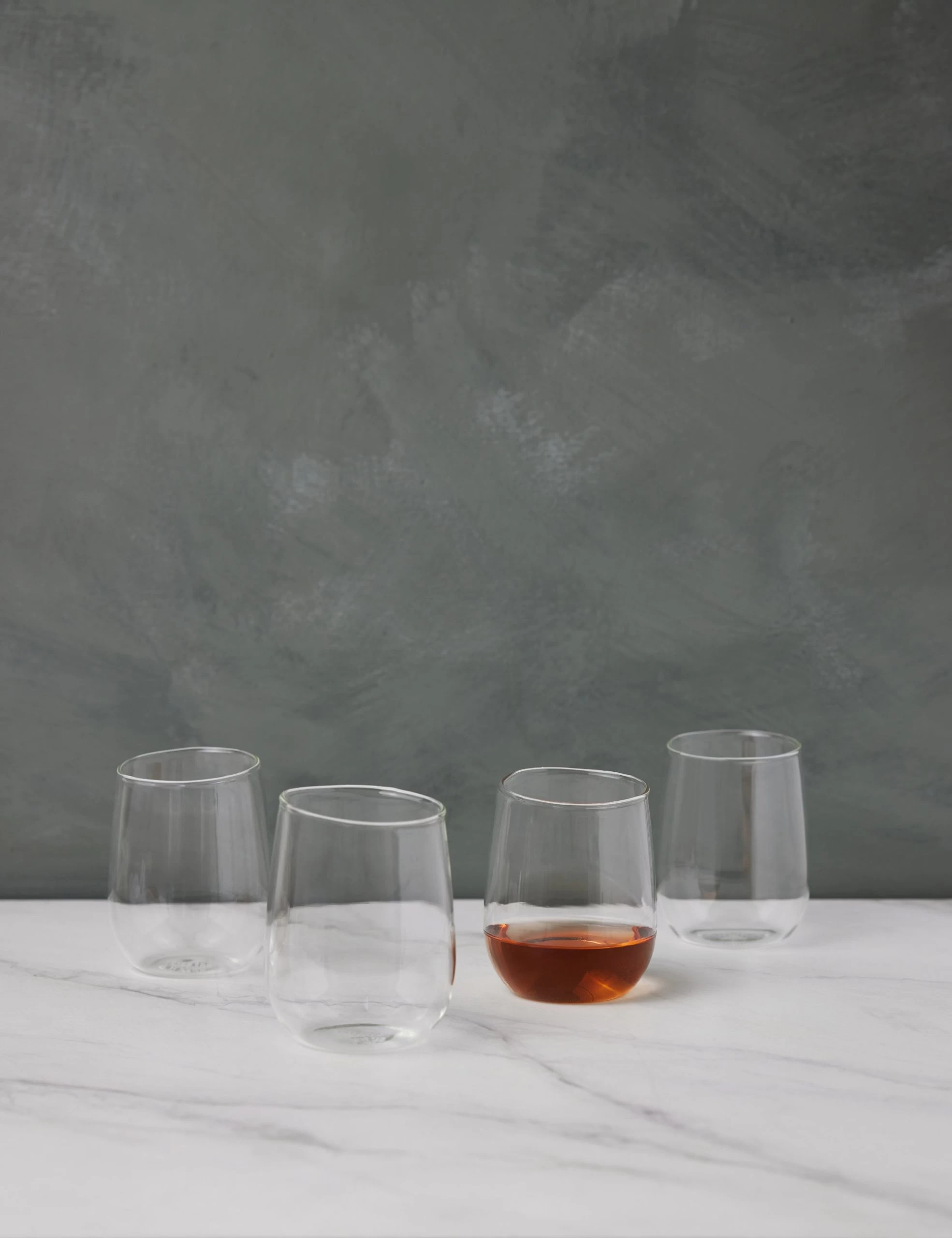 Organic Stemless Wine Glasses (Set Of 4) By Hawkins New York