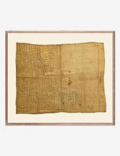 Vintage African Kuba Cloth 1 Textile Wall Art By ZBC House