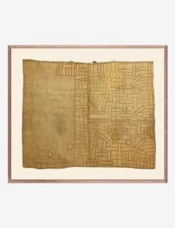 Vintage African Kuba Cloth 4 Textile Wall Art By ZBC House