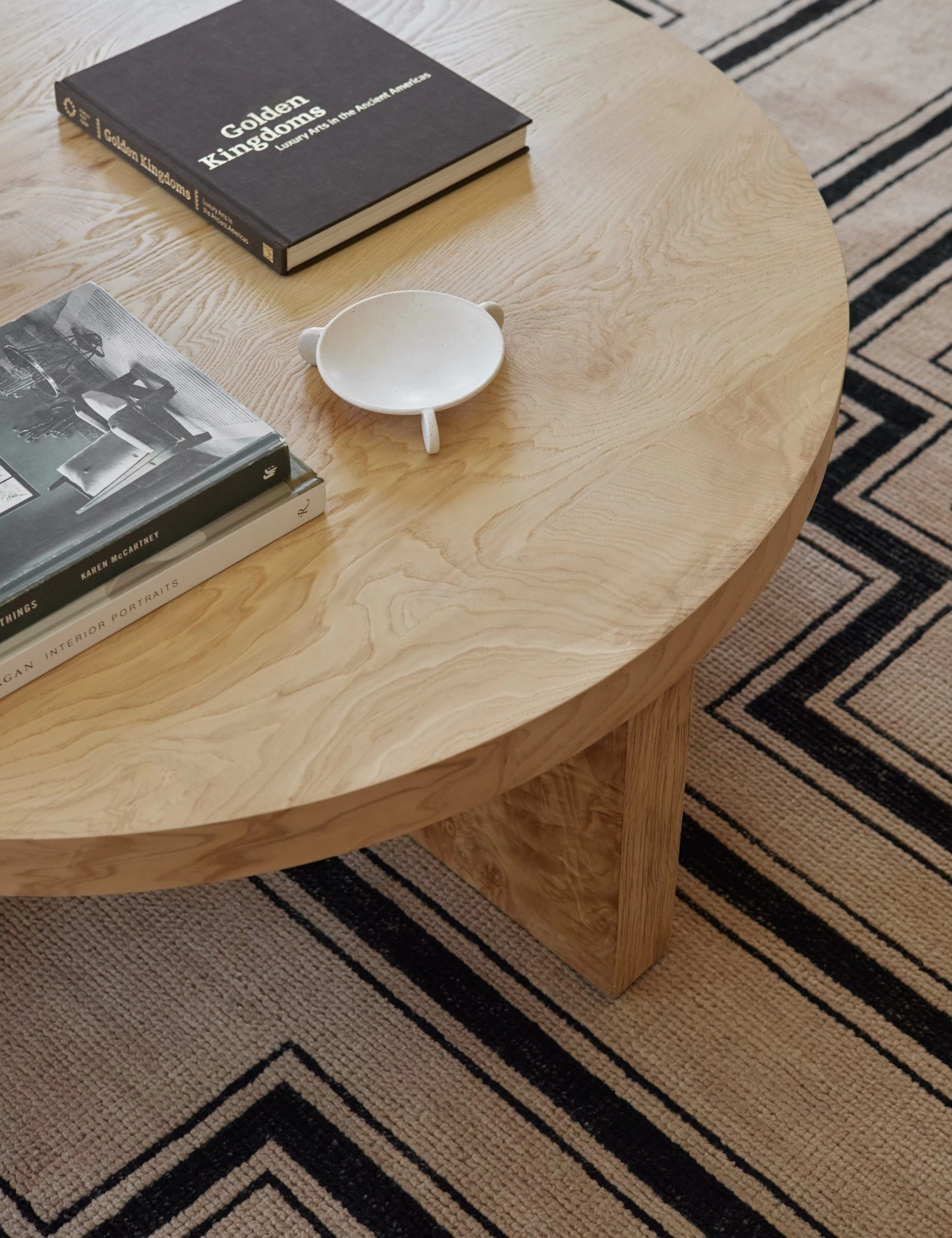 Kearns Round Burl Wood Coffee Table - Image 3