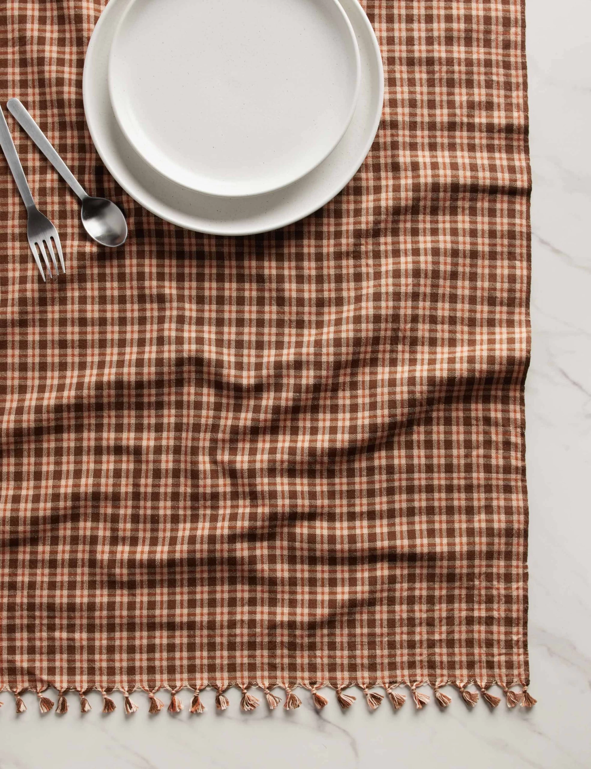 Hudson Plaid Tablecloth By Heather Taylor Home