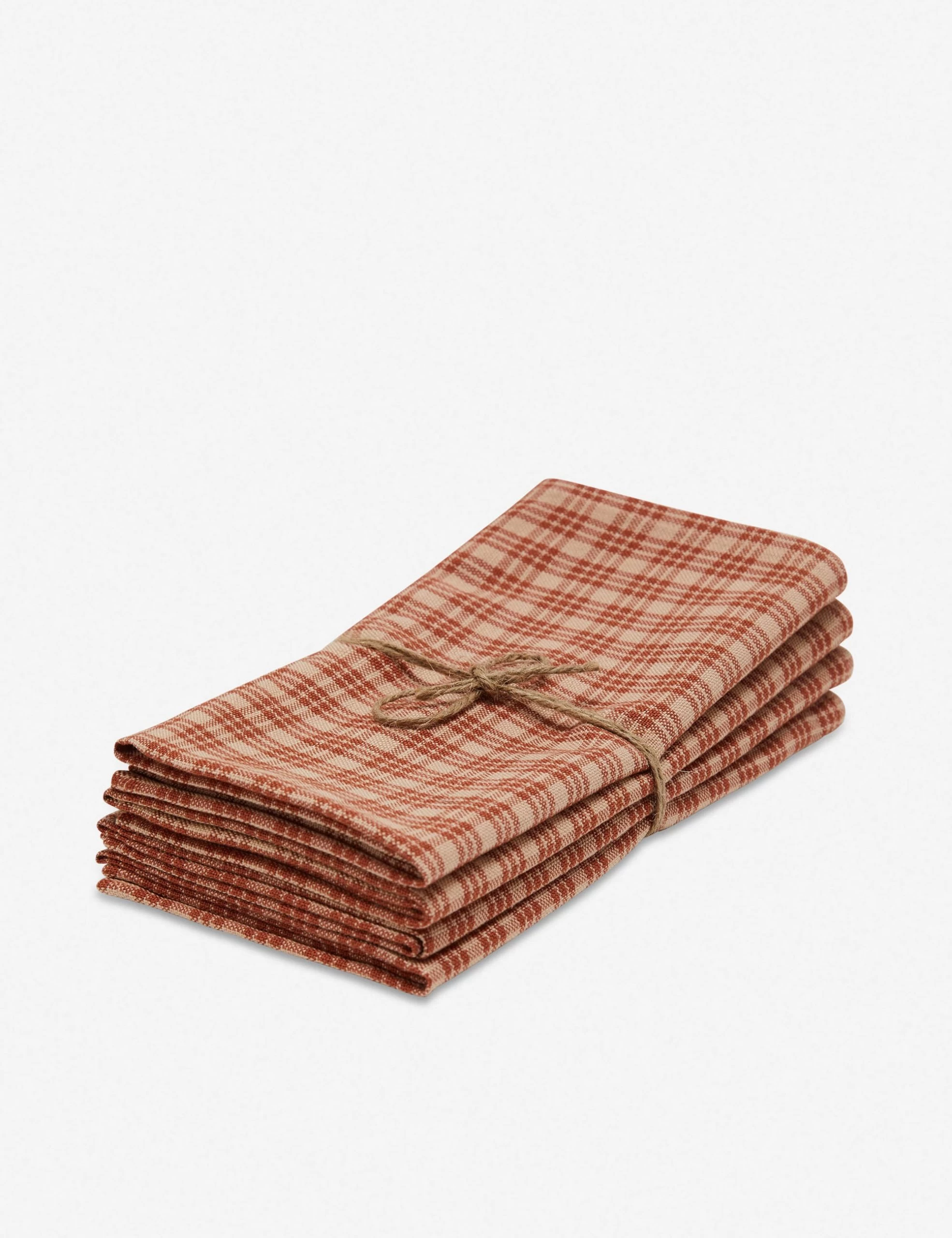 Katherine Plaid Napkins (Set Of 4) By Heather Taylor Home - Image 4