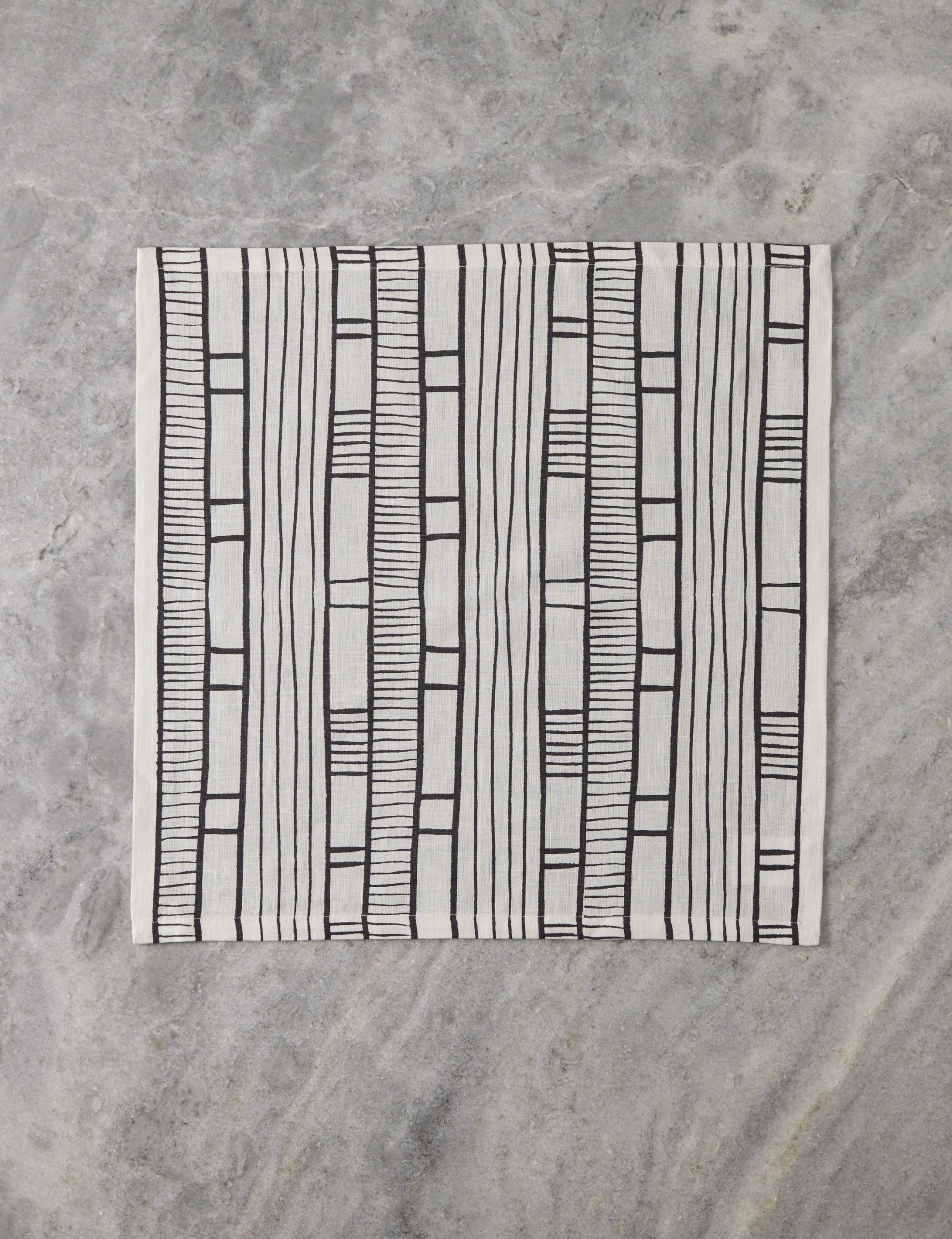 Sector Linen Napkins (Set Of 4) By Hadiya Williams - Image 3