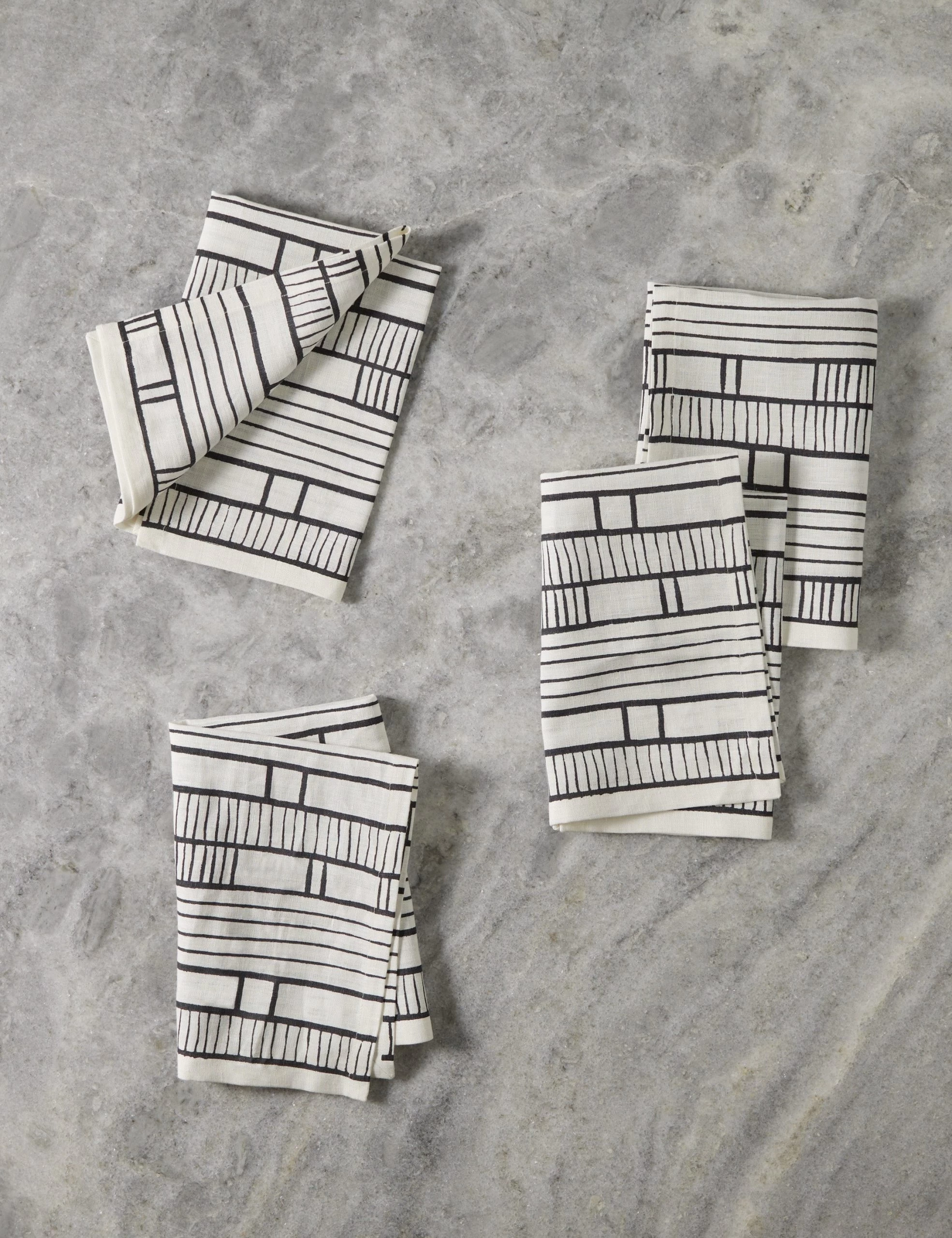 Sector Linen Napkins (Set Of 4) By Hadiya Williams