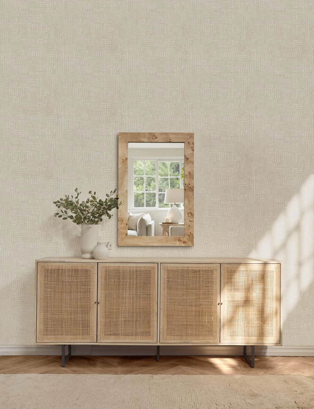 Bree Burl Wood Mirror - Image 2