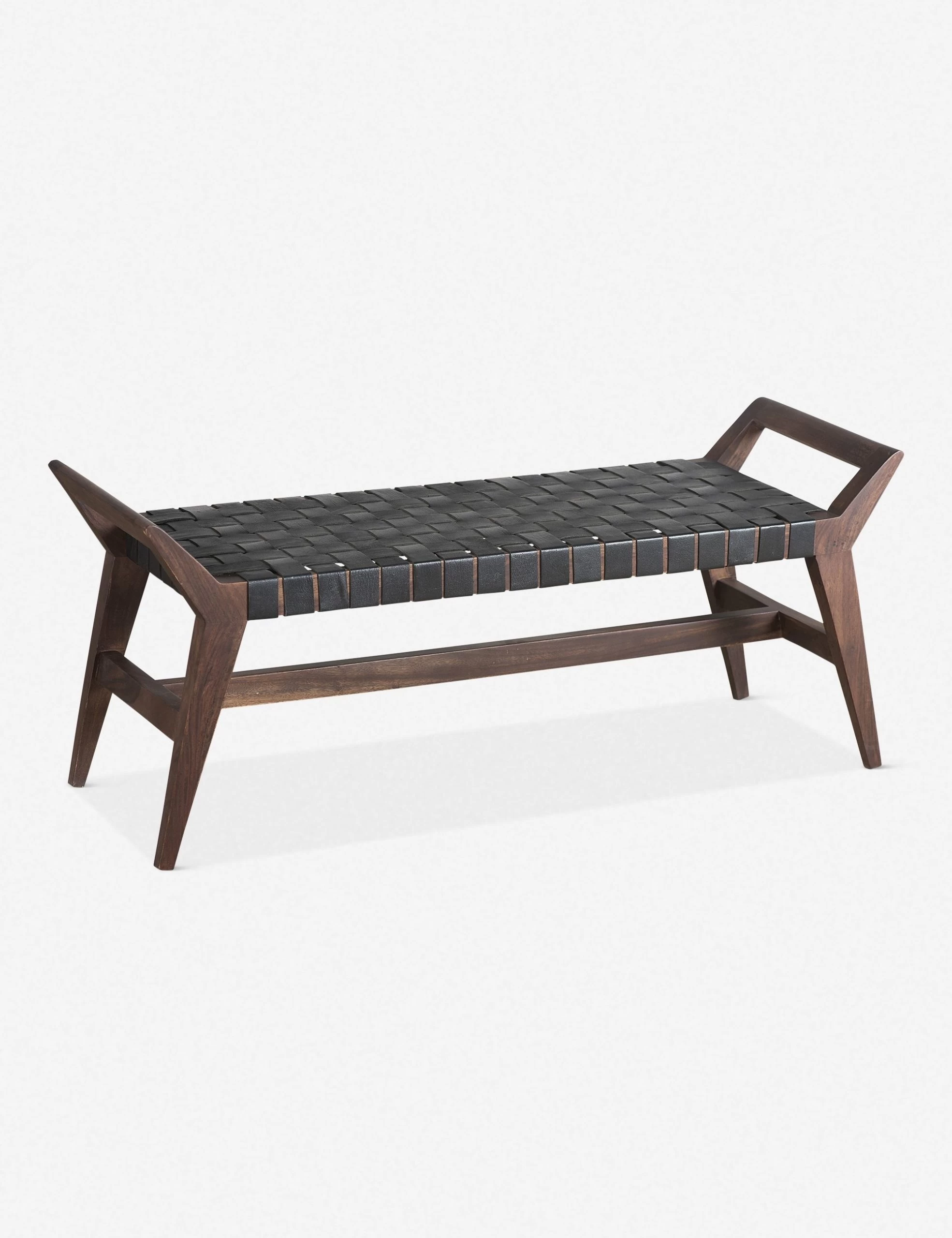 Glendora Leather Bench - Image 2