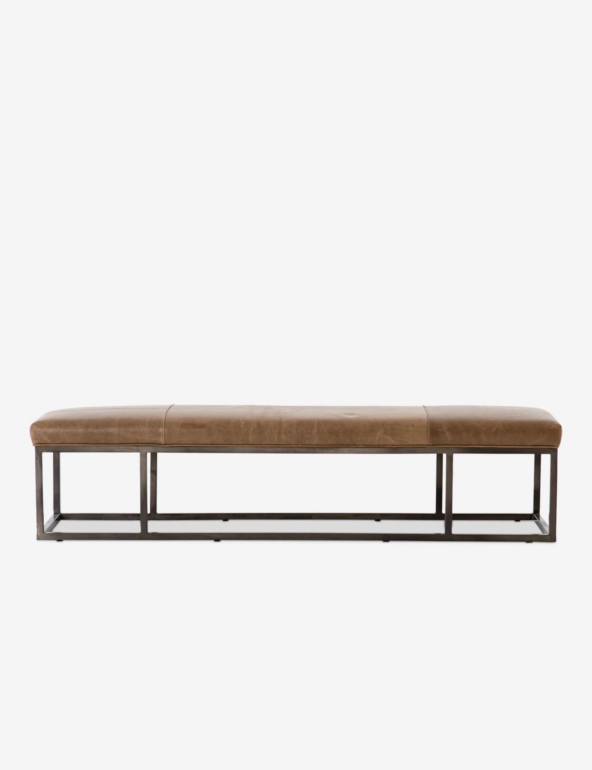Kabina Leather Bench