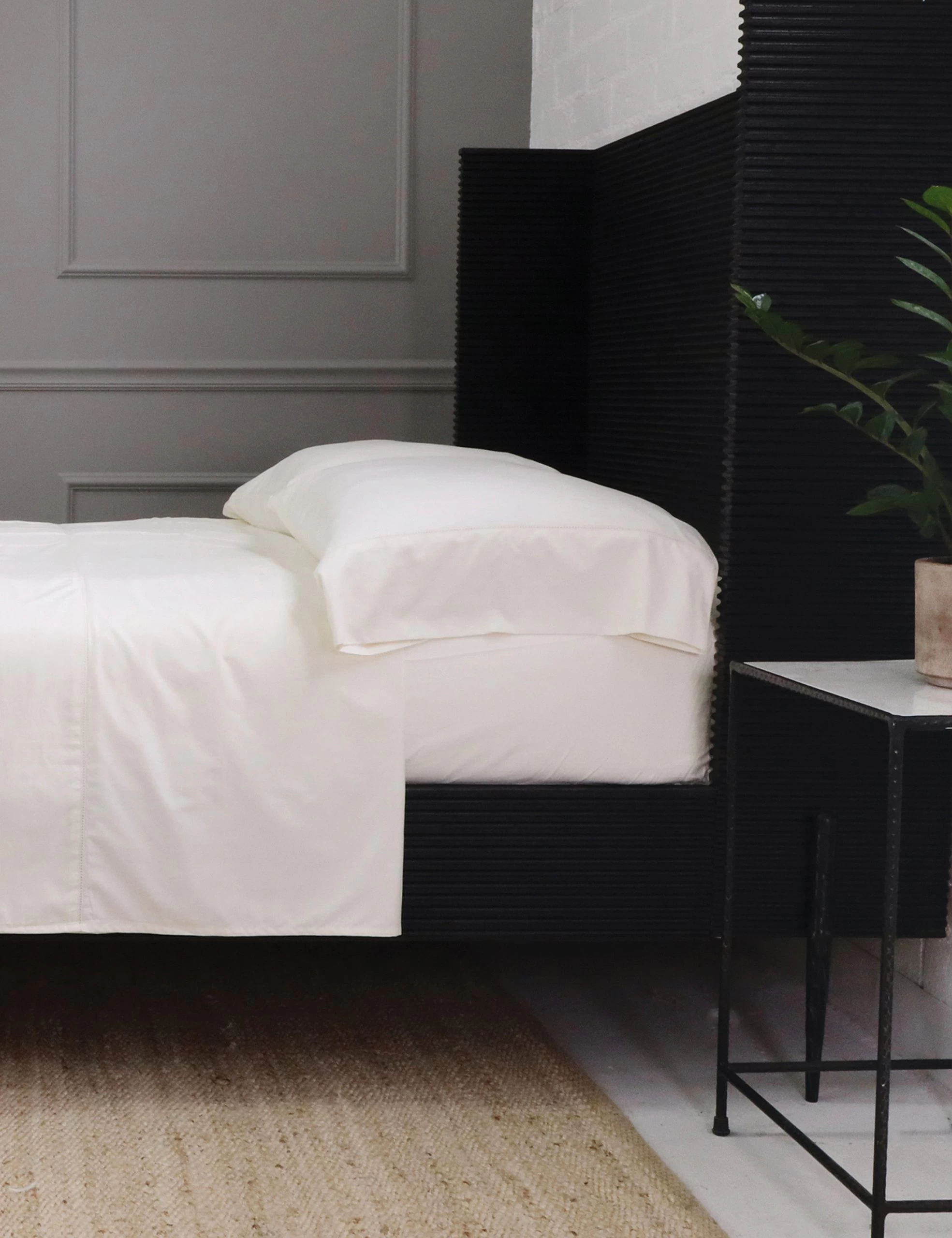 Classico Hemstitch Cotton Sateen Sheet Set By Pom Pom At Home - Image 2