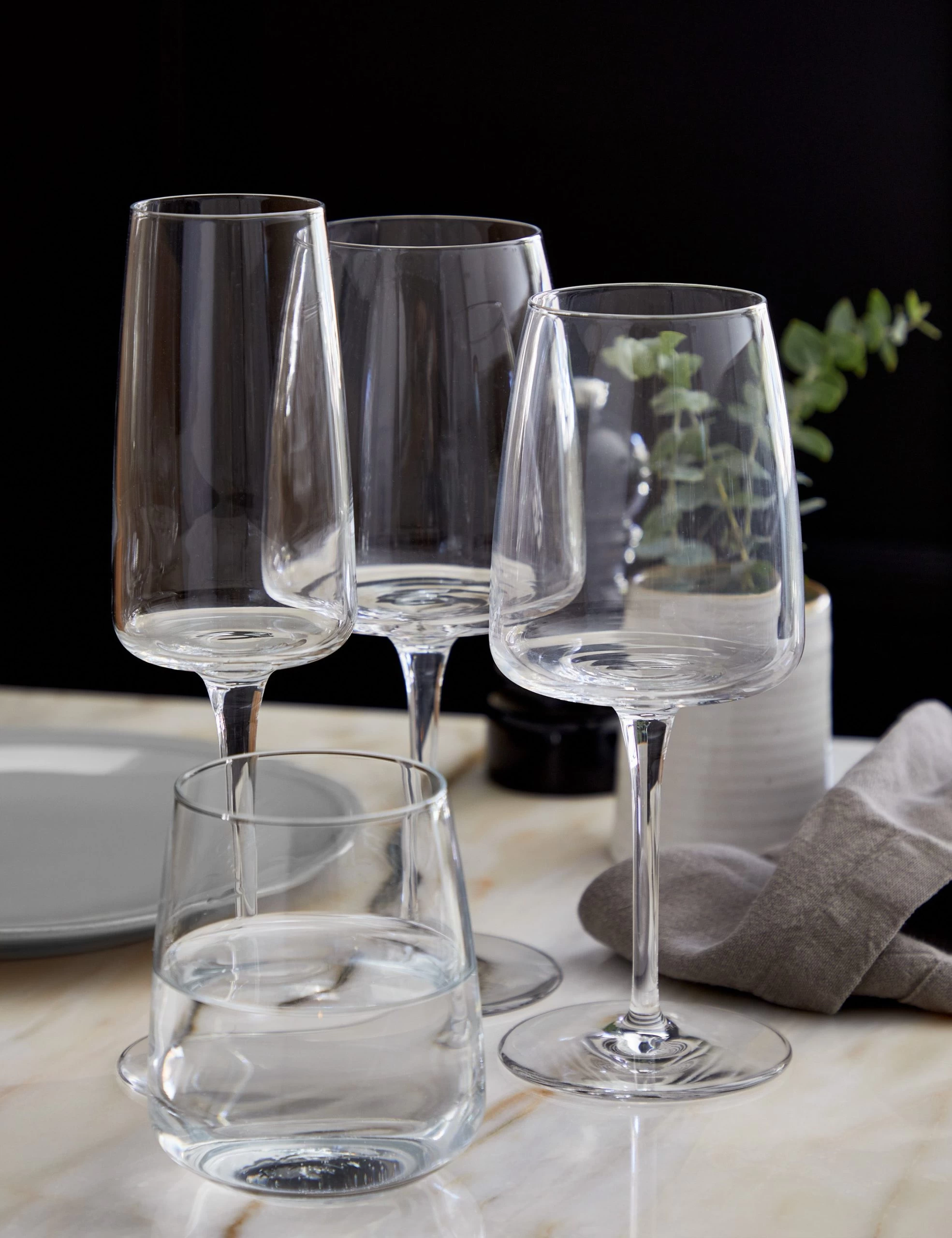 Vine Flutes (Set Of 6) By Costa Nova - Image 2