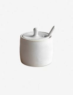 Spice Jars, Eggshell By Sheldon Ceramics