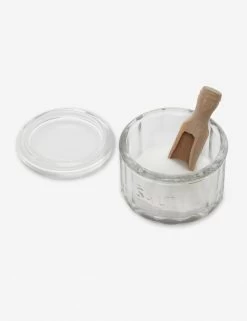 Glass Salt Pot With Scoop