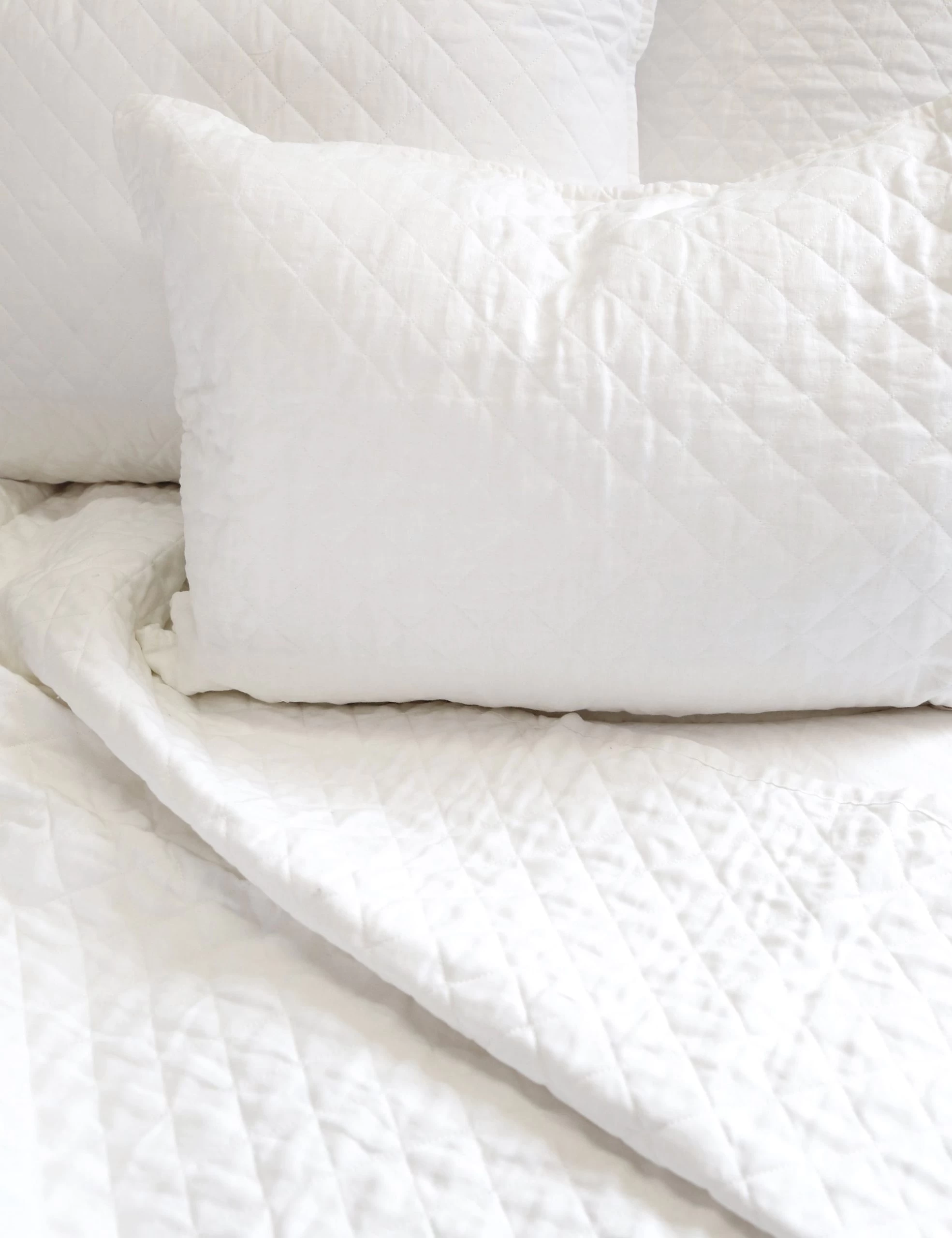 Hampton Quilted Pillow By Pom Pom At Home - Image 4