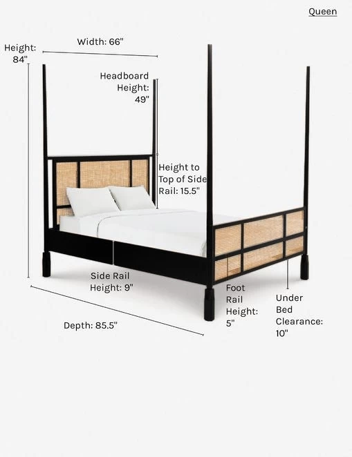 Kaira Poster Bed - Image 3