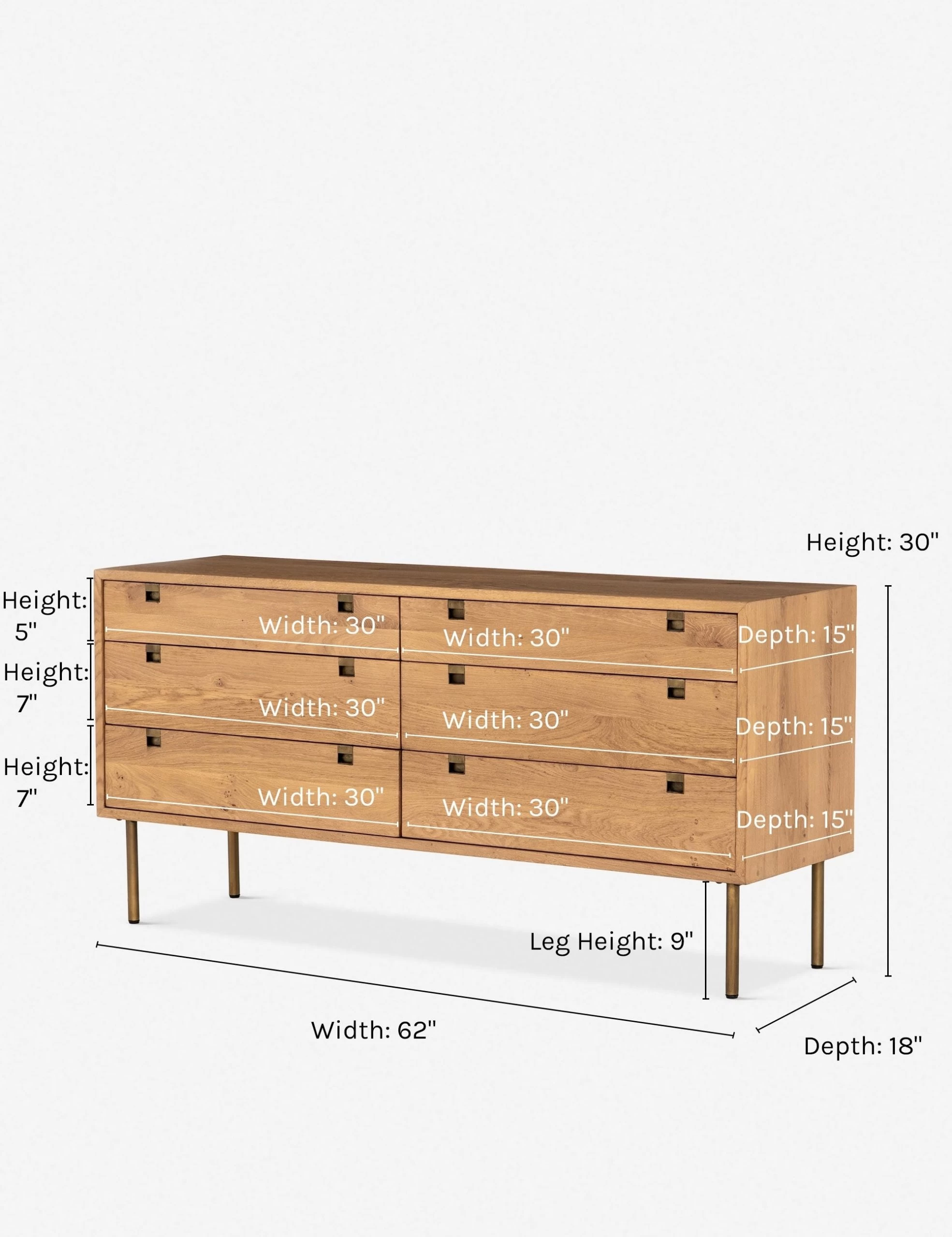 Karma 6-Drawer Dresser - Image 9