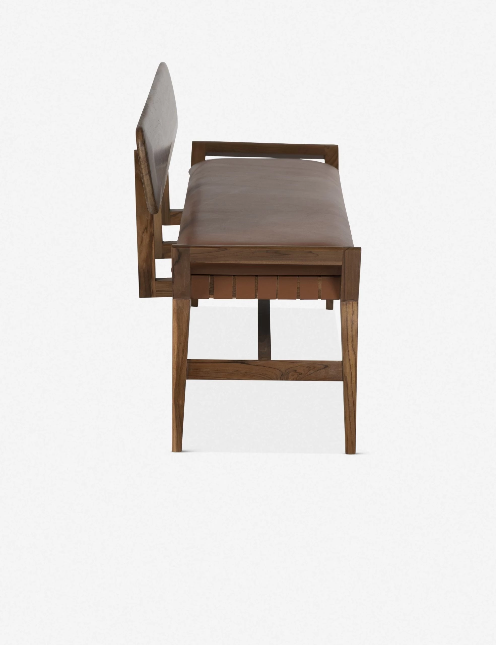 Sienna Leather Bench - Image 3