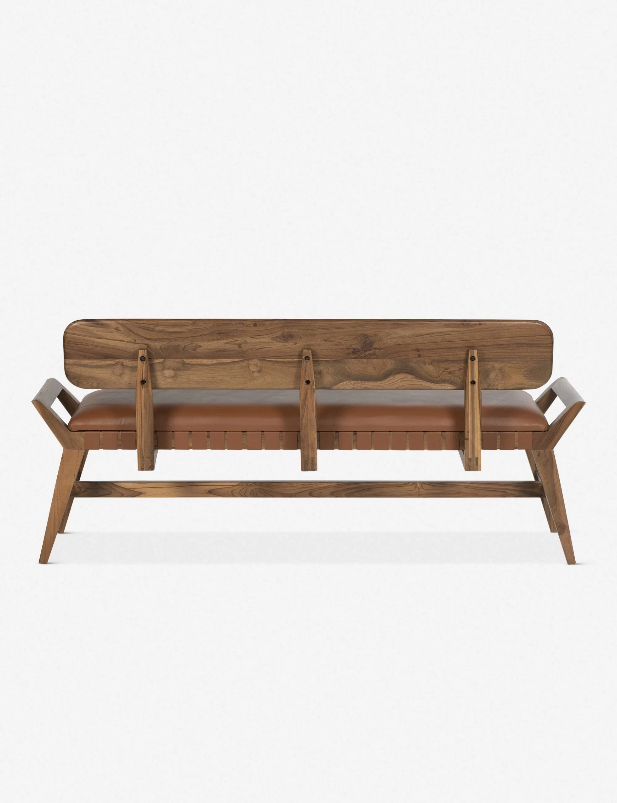 Sienna Leather Bench - Image 4
