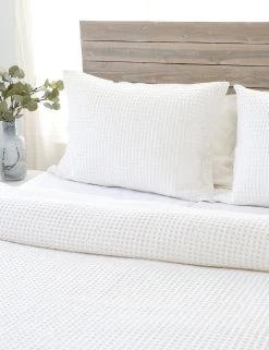 Zuma Waffle Weave Blanket By Pom Pom At Home