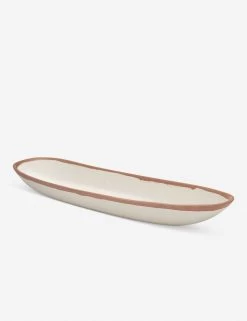 Tara Melamine Long Oval Serving Bowl