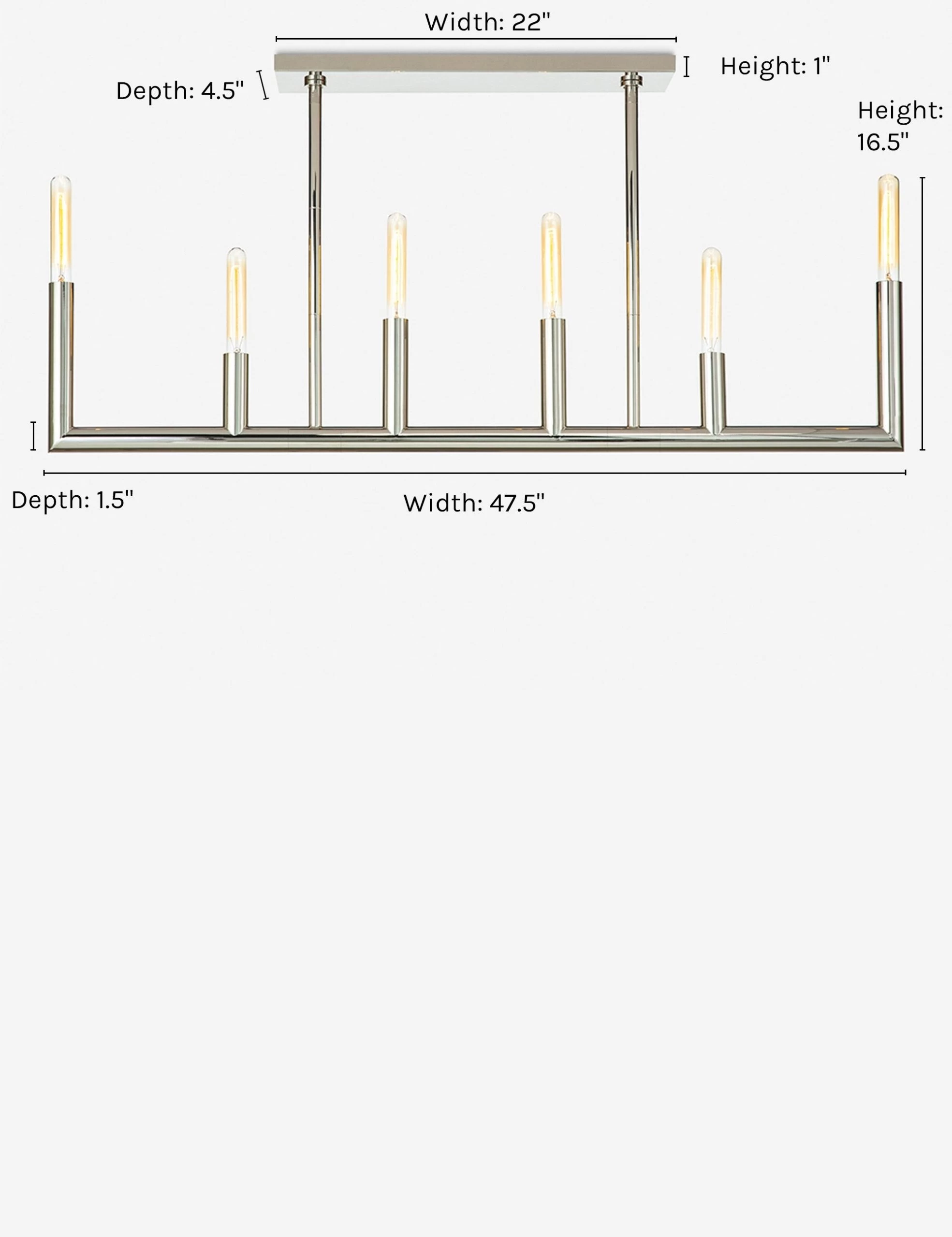 Wolfe Linear Chandelier By Regina Andrew By Regina Andrew - Image 6